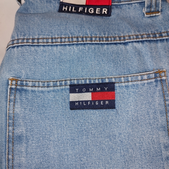 Vintage 90's Men's Tommy Hilfiger Denim Jeans, Flag Patch, Size 40 - Picture 3 of 5
